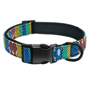 Dog Colllar With Lettering to Prevent Losing Dog Tag