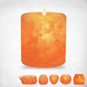 Himalayan Rose Salt Lamp Candle Holder