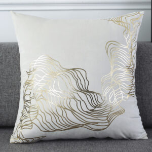 Holland Velvet Bronzing Throw Pillow