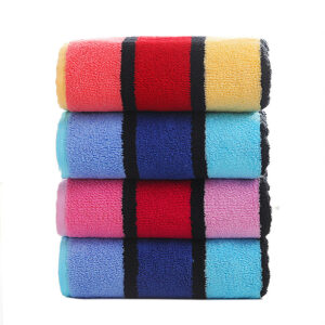 Thick Striped Face Towel