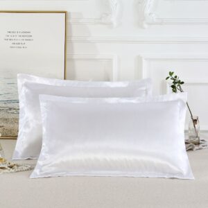 Pure Color Silk Single Pillow Case