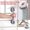 Bathroom Suction Cup Grab Bar – Anti-Slip Support Handle for Smooth Surfaces