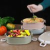 Insulated Stainless Steel Lunch Box for Work and School