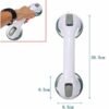 Bathroom Suction Cup Grab Bar – Anti-Slip Support Handle for Smooth Surfaces