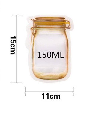 Reusable Waterproof Snack Storage Bag – 1L Zipper-Seal Food Bag