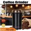 400W Electric Coffee Grinder Grinding Milling Bean Nut Spice Matte Blender Dry