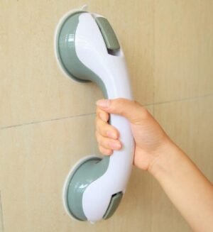 Bathroom Suction Cup Grab Bar – Anti-Slip Support Handle for Smooth Surfaces