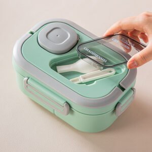 Convenient Insulated Lunch Box European-style Oval Seal