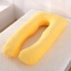 U-Shaped Pregnancy Pillow for Maternity and Side Sleeping Support