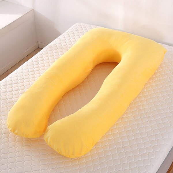 U-Shaped Pregnancy Pillow for Maternity and Side Sleeping Support