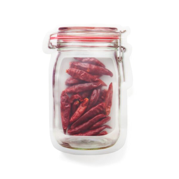 Reusable Waterproof Snack Storage Bag – 1L Zipper-Seal Food Bag