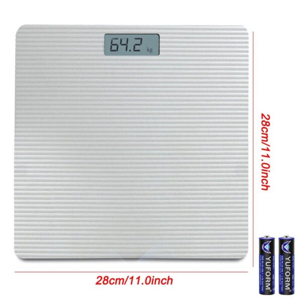 Digital Bathroom Scale – 180 kg Capacity with LED Display