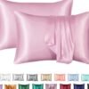 Silk Solid Color Satin Pillowcase Envelope Pillow