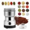Electric Coffee Grinder Grinding Milling Nut Bean Spice Matte Blade Blender UK