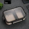 Kids Stainless Steel Lunch Box with Leak-Resistant Lid