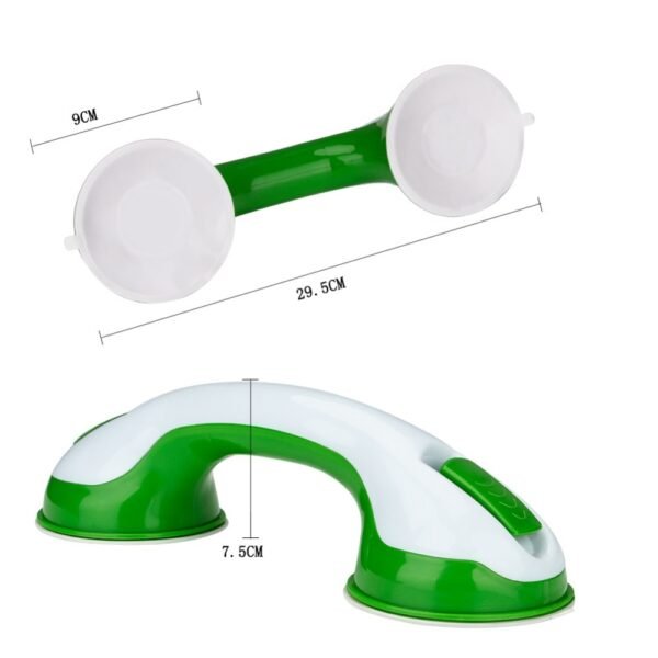 Bathroom Suction Cup Grab Bar – Anti-Slip Support Handle for Smooth Surfaces