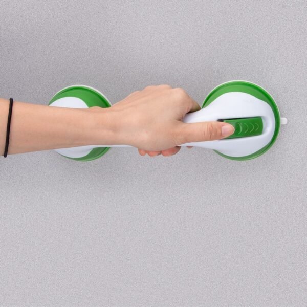Bathroom Suction Cup Grab Bar – Anti-Slip Support Handle for Smooth Surfaces