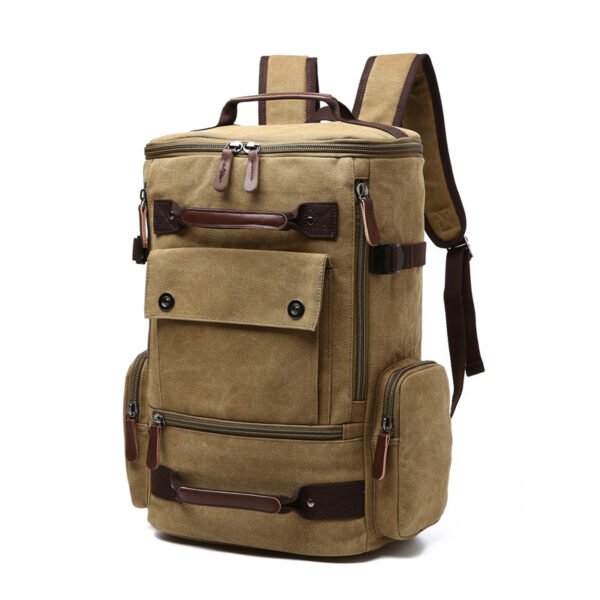 Canvas shoulder casual backpack