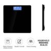 Digital Bathroom Scales 180KG Body Weight Weighing Scale LCD Electronic Black