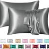 Silk Solid Color Satin Pillowcase Envelope Pillow