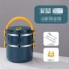 Stainless Steel Insulated Lunch Box with Lid and Cutlery