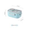 Convenient Insulated Lunch Box European-style Oval Seal