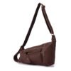 Retro Men's Genuine Cowhide Leather 10-Inch Tablet Shoulder Bag