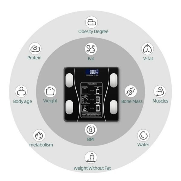 b47e3a54-a32f-46c6-a5c8-7429f8d11fbe.jpg Bluetooth Smart Body Fat Scale – 180 kg Digital BMI Bathroom Scale