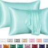 Silk Solid Color Satin Pillowcase Envelope Pillow