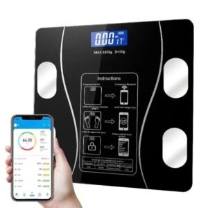 Bluetooth Smart Body Fat Scale – 180 kg Digital BMI Bathroom Scale