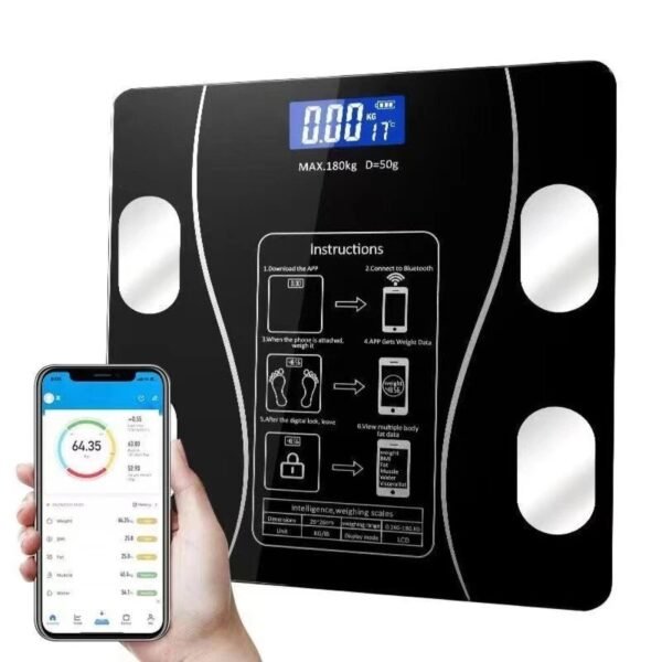 bb5a8476-920e-4c06-903d-9aa673d90c7b.jpg Bluetooth Smart Body Fat Scale – 180 kg Digital BMI Bathroom Scale