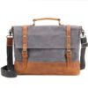 Overflowing Canvas Retro Style Men's Shoulder Bag