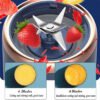 Electric Juice Maker Portable Blender Smoothie Mini Juicer Fruit Machine 400ml