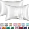 Silk Solid Color Satin Pillowcase Envelope Pillow