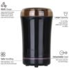 Electric Coffee Grinder Grinding Milling Bean Nut Spice Matte Blade Blender UK