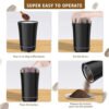 Electric Coffee Grinder Grinding Milling Bean Nut Spice Matte Blade Blender UK