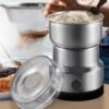Electric Coffee Grinder Grinding Milling Nut Bean Spice Matte Blade Blender UK