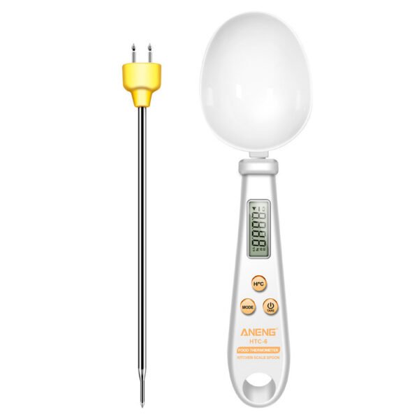 2-in-1 Digital Measuring Spoon Scale with Food Thermometer